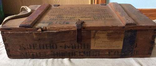 German Ammo Crate WW1?