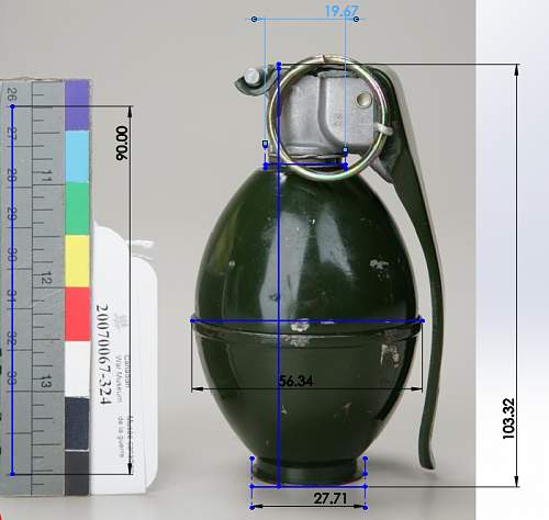 About The Actual Size Of UK L2 Hand Grenade？