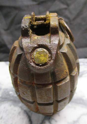 No 5 MILLS grenade