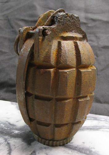 No 5 MILLS grenade