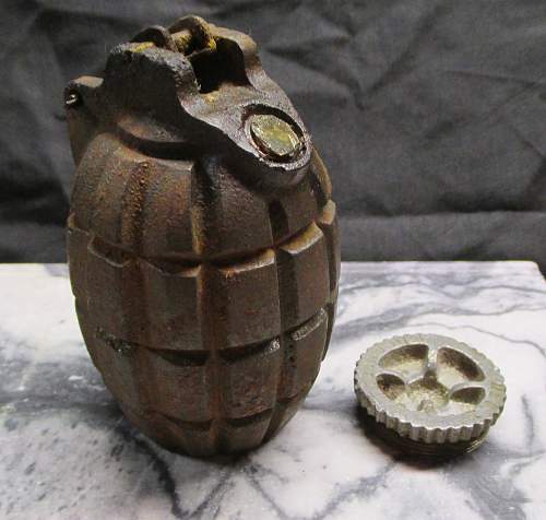 No 5 MILLS grenade