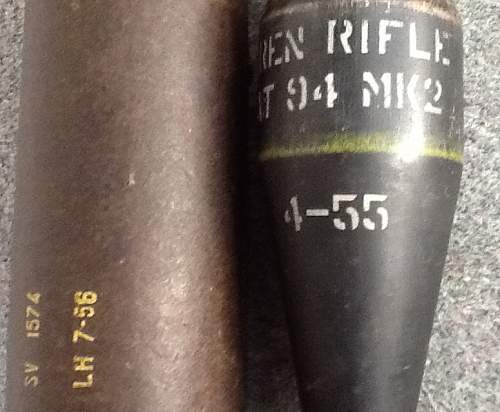 British Rifle Grenade Drill version.