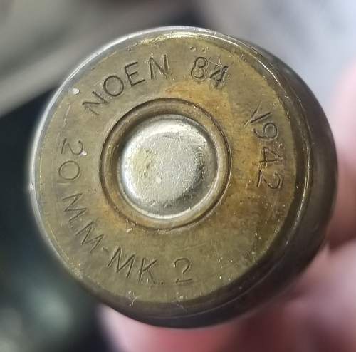 1942 20mm Projectile Info? Safety Questions