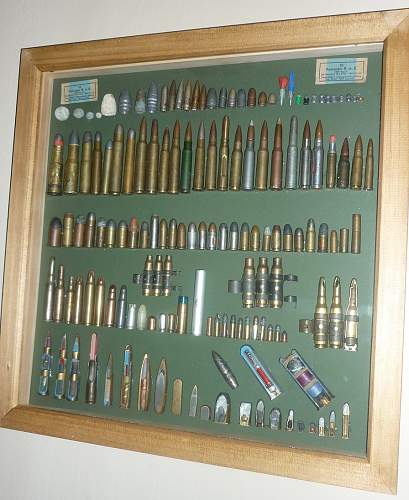 Ammunition examples board