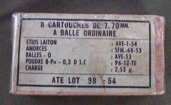 French .303 Ammo