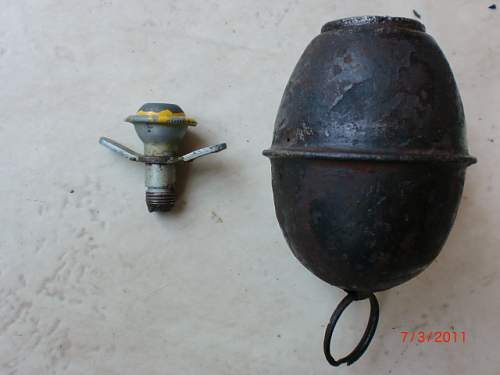 German M39 egg grenade