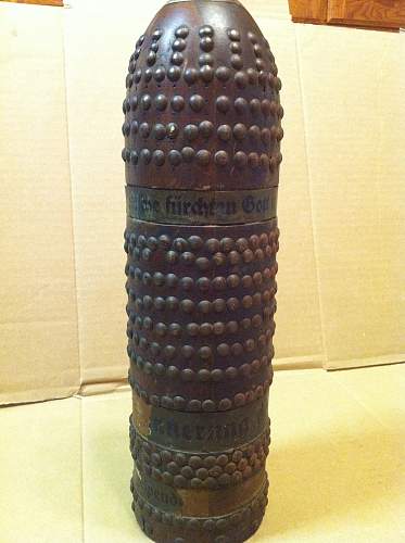 Need help with a wooden German shell