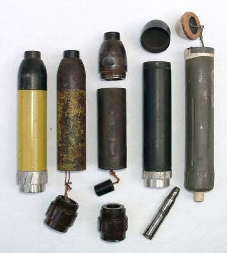 German rifle grenades and launchers