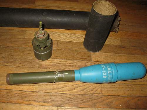 My garage sale bazooka rocket