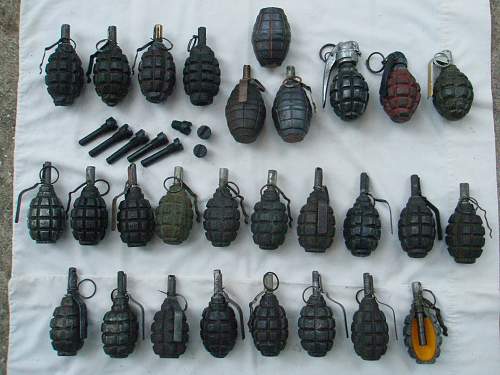 Pics Russian F1 War Time Grenade?? Possible French F1??