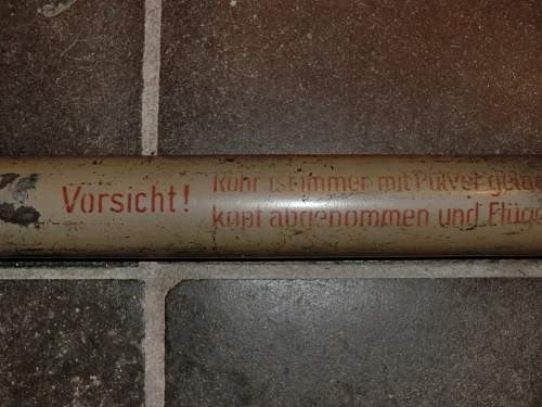 Panzerfaust tube with a difference.