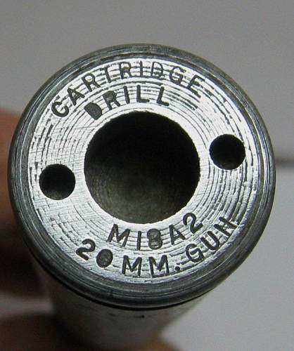 20mm Hispano Drill Round