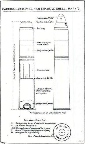 WW1 18 Pounder HE