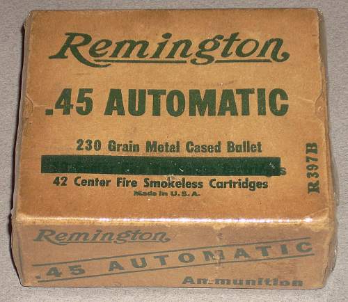 .45 ammo box with Royal connections