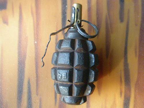 Pics Russian F1 War Time Grenade?? Possible French F1??