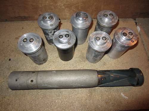 My Luftwaffe bomb fuses and incendary bomb