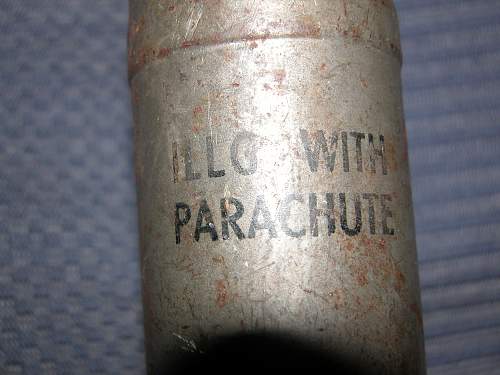 British 2 inch mortar parachute flare