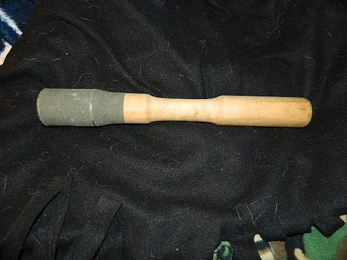 WW2 German stick grenade training tool???