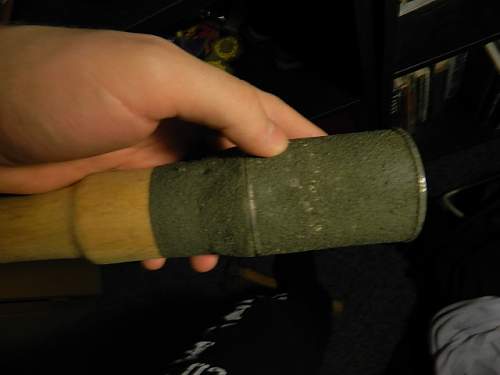 WW2 German stick grenade training tool???