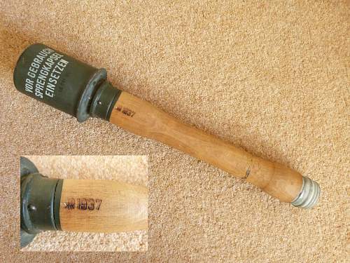 WW2 German stick grenade training tool???