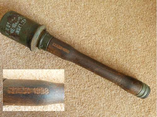 WW2 German stick grenade training tool???