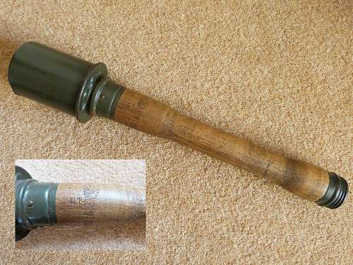 WW2 German stick grenade training tool???