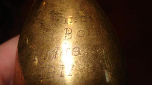 Brass &quot;Trench Art&quot; 1917 VIMY Grenade..well sort of