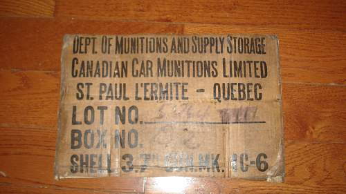 Another Rare Find Canadian 3.7 AA Cardboard Box from DIL Ajax Ontario Canada