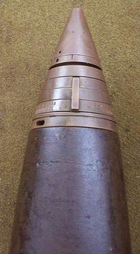 Japanese  Type 90  7cm 75mm H.E. Anti-Aircraft Projectile and Shell