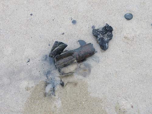 The end of a 5cm mortar bomb