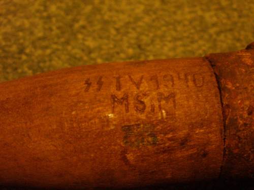 SS marked Stick Grenades