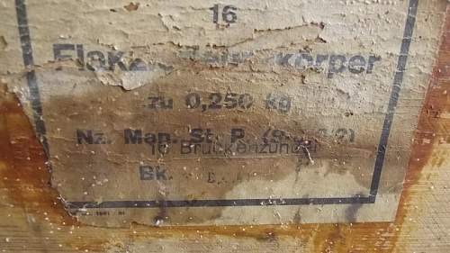 german ammo box label id