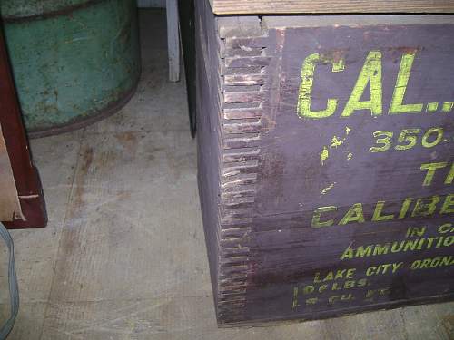 Interesting US WW2 50cal. Box