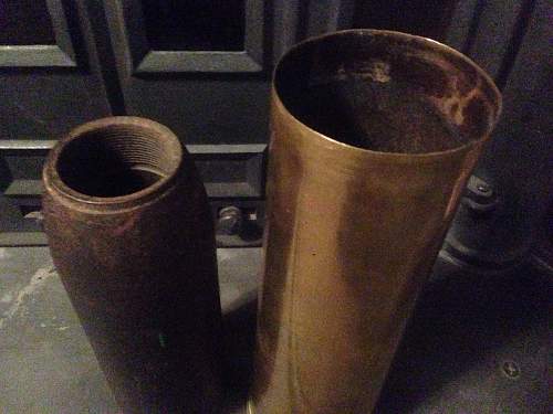 Ww1 shell case and projectile?