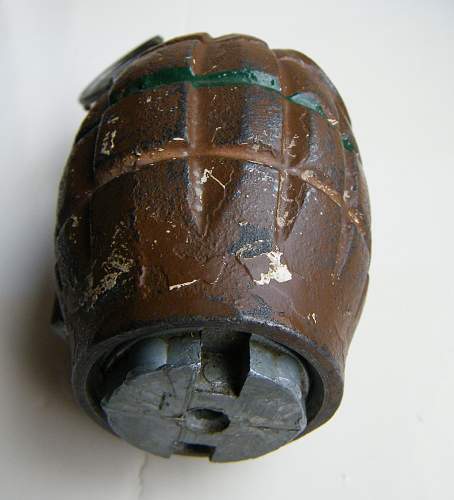Mills bomb no36 grenade