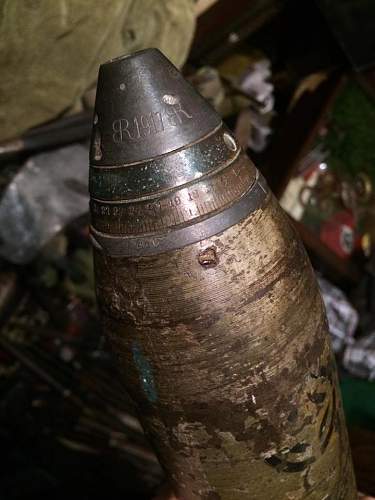 French 75mm shell?