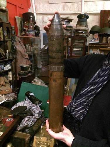 French 75mm shell?