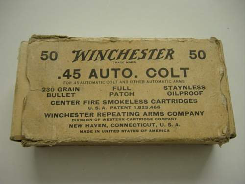 .45 ammo box with Royal connections