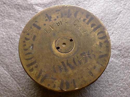 French WWI 75mm canon shell? Any WWI ordnance inscription experts?