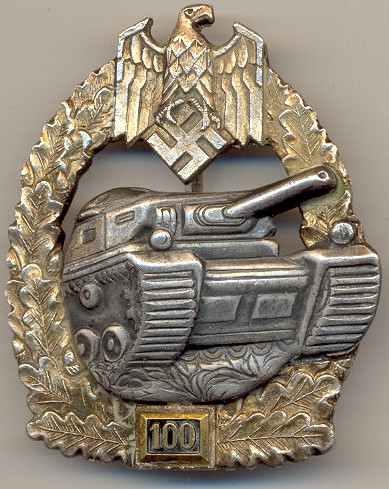 Numberd Panzer Badge Silver Fake Gallery