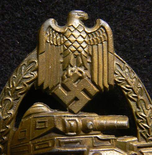 Panzerkampfabzeichen in Bronze, EWE