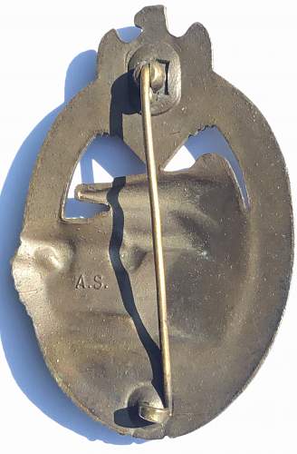 1st Panzerkampfabzeichen in Bronze