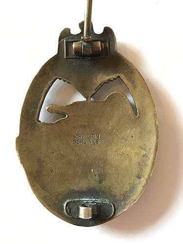 Panzerkampfabzeichen in Bronze?