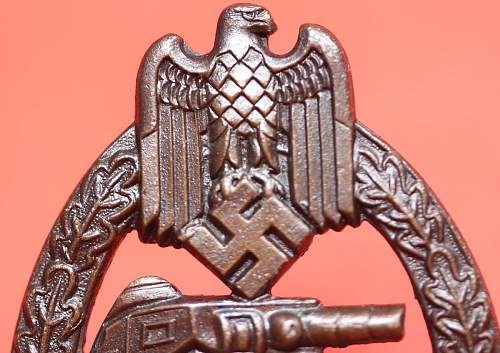 Panzerkampfabzeichen in Bronze by RS