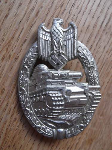 Panzerkampfabzeicen Original and maker if known pse?