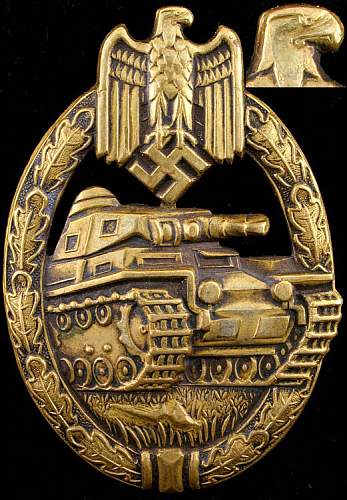 Wurster bronze Panzerkampfabzeichen