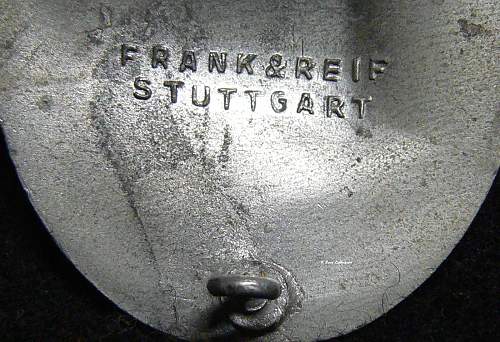 Panzerkampfabzeichen Frank &amp; Reif Stuttgart