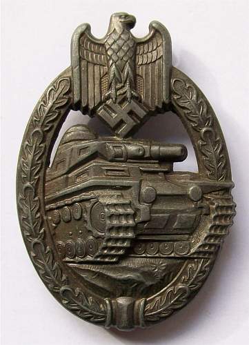 'Daisy' Panzerkampfabzeichen in bronze.