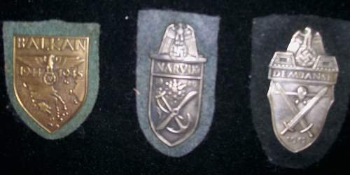 Several badges and medals for review
