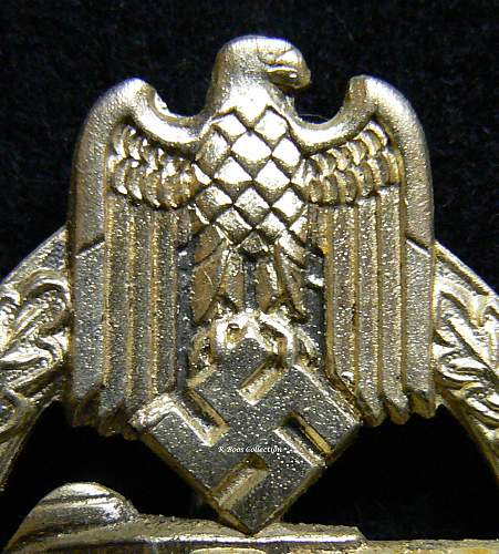 Panzerkampfabzeichen in Silber, R.S., Rudolf Souval